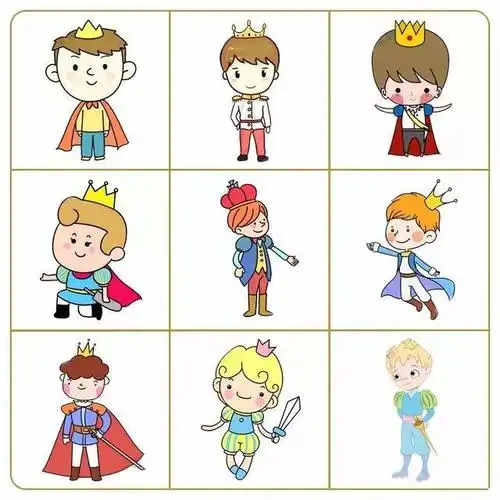 人物简笔画 2020年最新王子简笔画图片大全