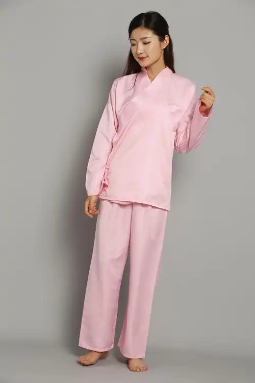 古装汉服中衣打底裤白色内衣寝衣睡衣男女襦裙贡缎套装里衣