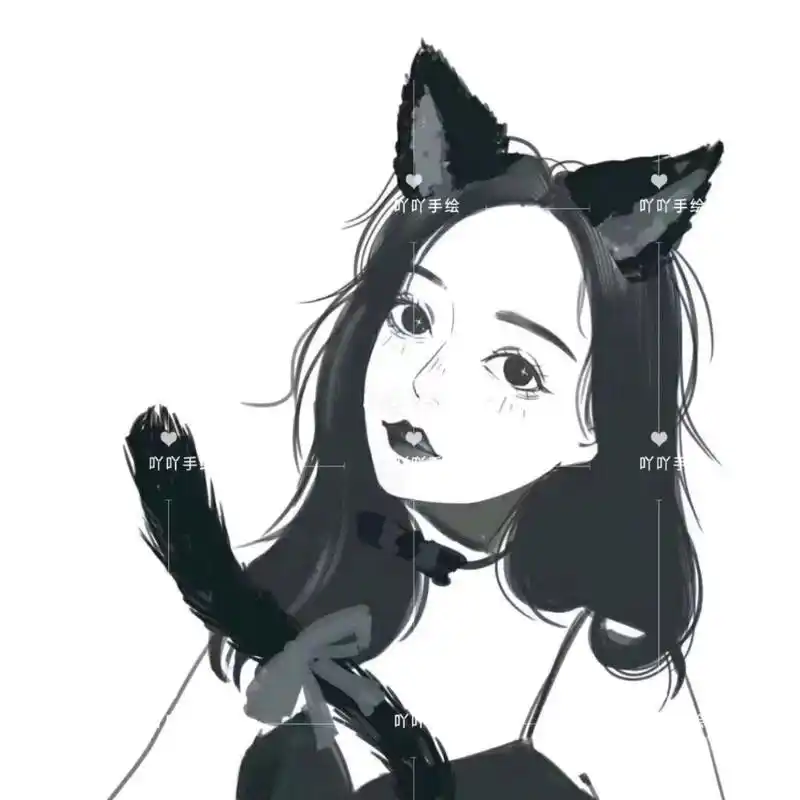 动漫头像 情侣头像 女生头像 头像 插画_绘画_头像_壁纸_漫画_男生