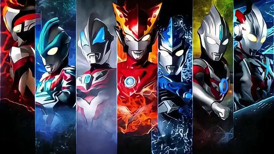 全员奥特曼出场捷德赛罗贝利亚欧布盖亚等等