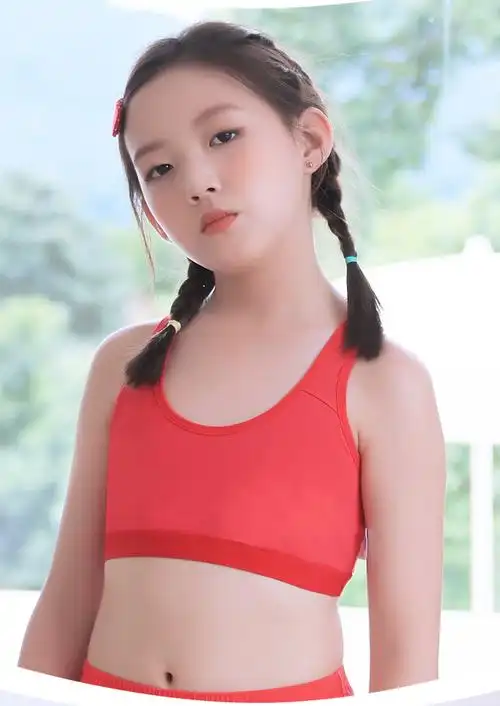 厂家直销女童本命年内衣小背心发育期少女学生莫代尔文胸2017新款