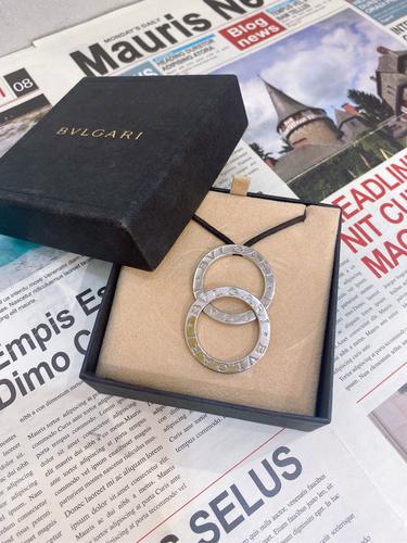 百奢荟|完好成色|宝格丽925银圆环项链|完好成色|绳项链 男女同款