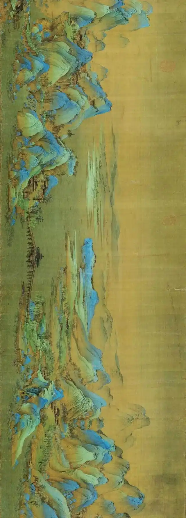 高清古风壁纸|欣赏王希孟《千里江山图》