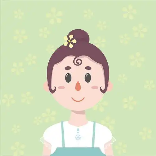 扎丸子头的妹妹