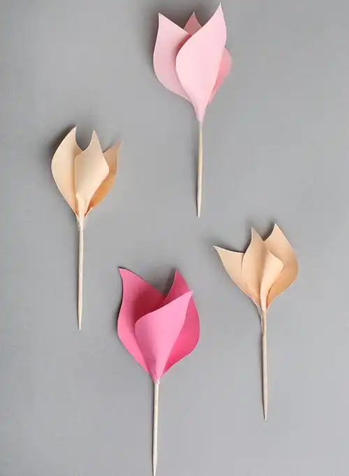 母亲节的简单手工纸花