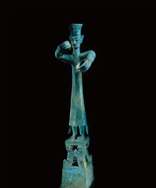 文物有声 | 青铜大立人像_祭祀坑_双手_三星堆遗址