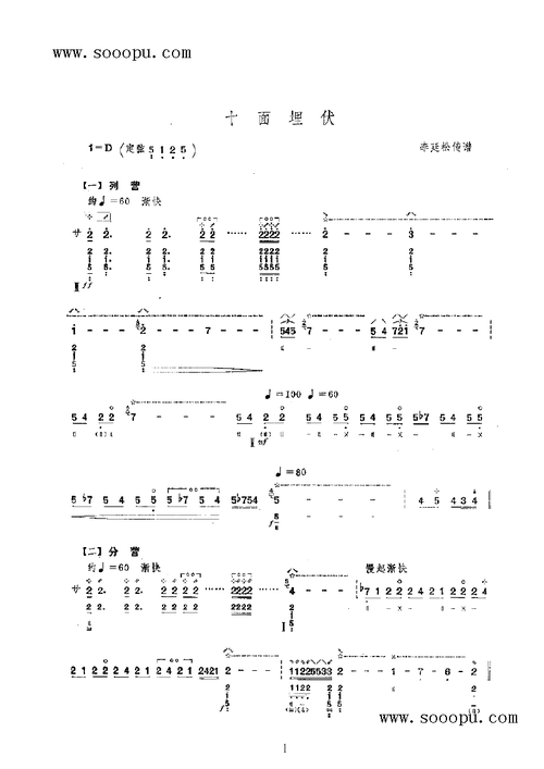 十面埋伏 民乐类 琵琶 提示:按f11切换浏览器全屏模式.