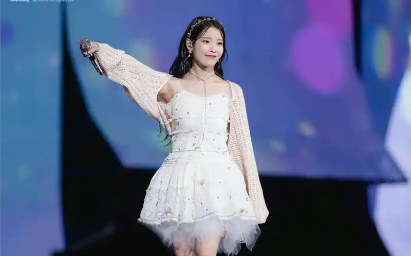 这么近的视角,iu演唱会