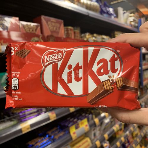 香港代购日本kitkat雀巢奇巧三指3x黑白牛奶巧克力威化饼干124.5g