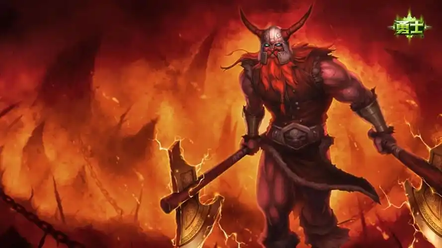 lol英雄联盟狂战士奥拉夫桌面壁纸