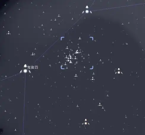 求一份巨蟹座的星象图,稍大一点的,最好能标明和连线,是不是主星就是