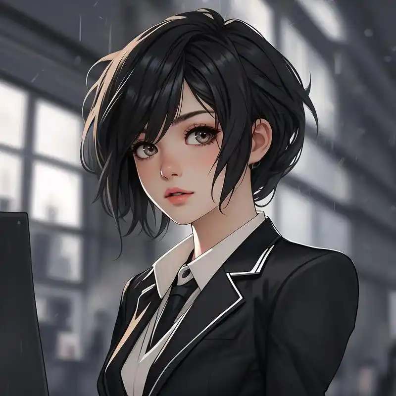 高冷西装头像女 99699278