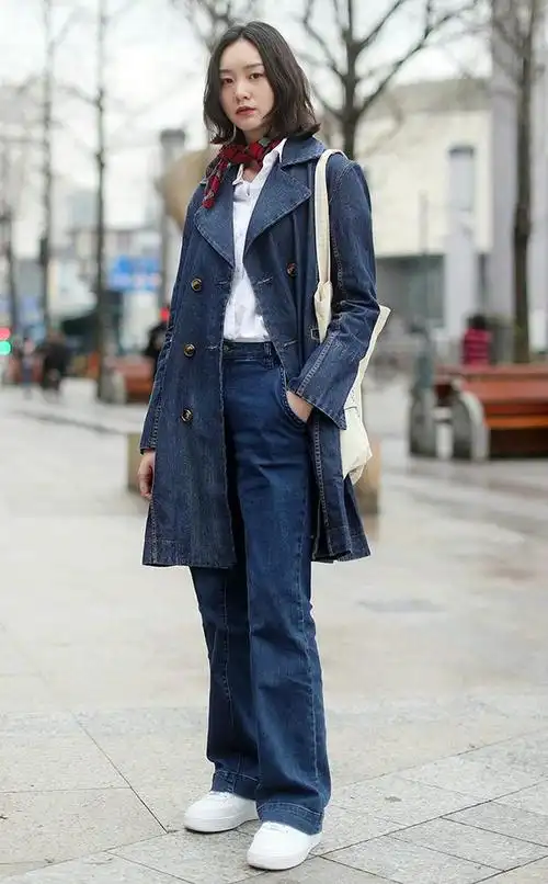 "牛仔衣 牛仔裤"不敢穿?这10款路人搭配一定让你改变想法!