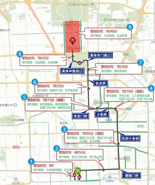 周日半程马拉松 北京部分道路将采取交通管理措施