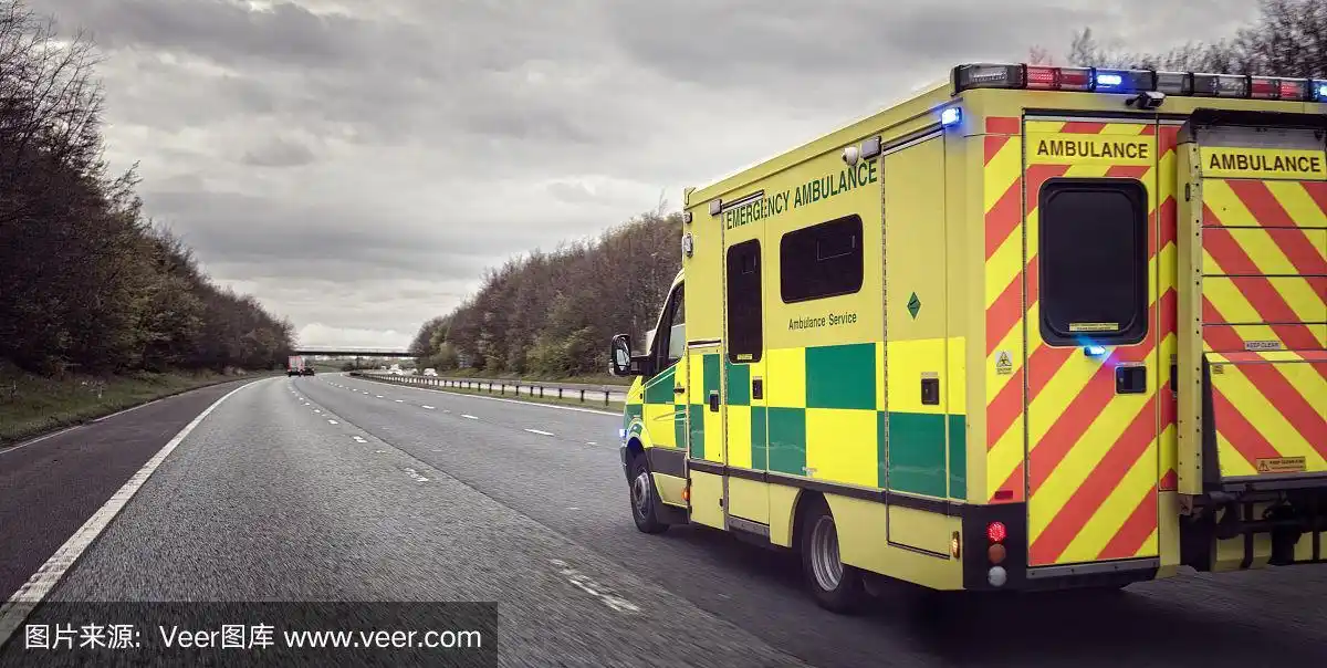 救护车,英国,急救服务职业,英格兰,应急灯