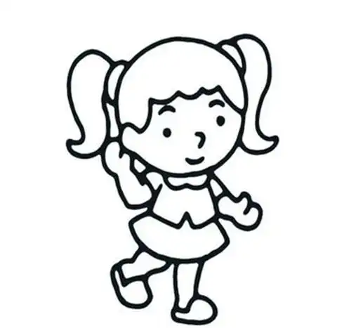 卡通小动物小胖猪3未来世界儿童画简笔画儿童人物简笔画大全简笔