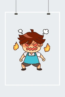暴躁男孩表情包