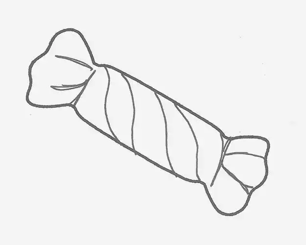 最简单儿童简笔画教程 带颜色小糖果怎么画最简单99巧艺网