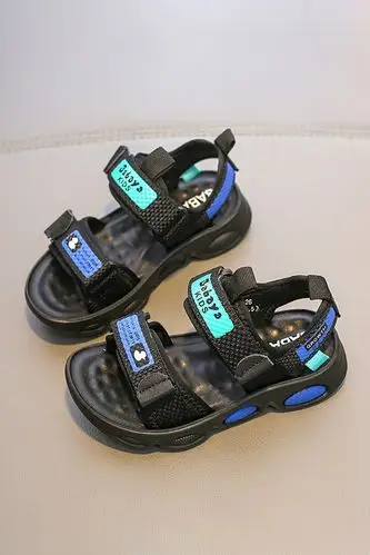 【69元两双】芭芭鸭儿童凉鞋宝宝鞋露趾透气沙滩鞋男童中大童