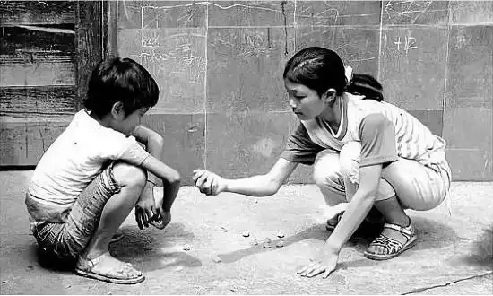 儿时游戏 抓石子|80后童年