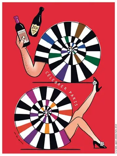 巴黎庆祝主题海报邀请展参展设计师作品4