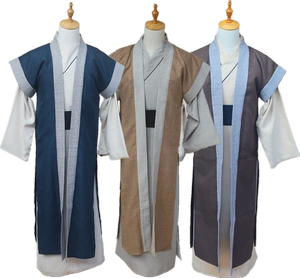 出租男古装汉服棉麻粗布书生许仙董永布衣古代平民文士先生演出服