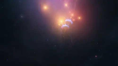 唯美的太空星云高清宽屏桌面壁纸