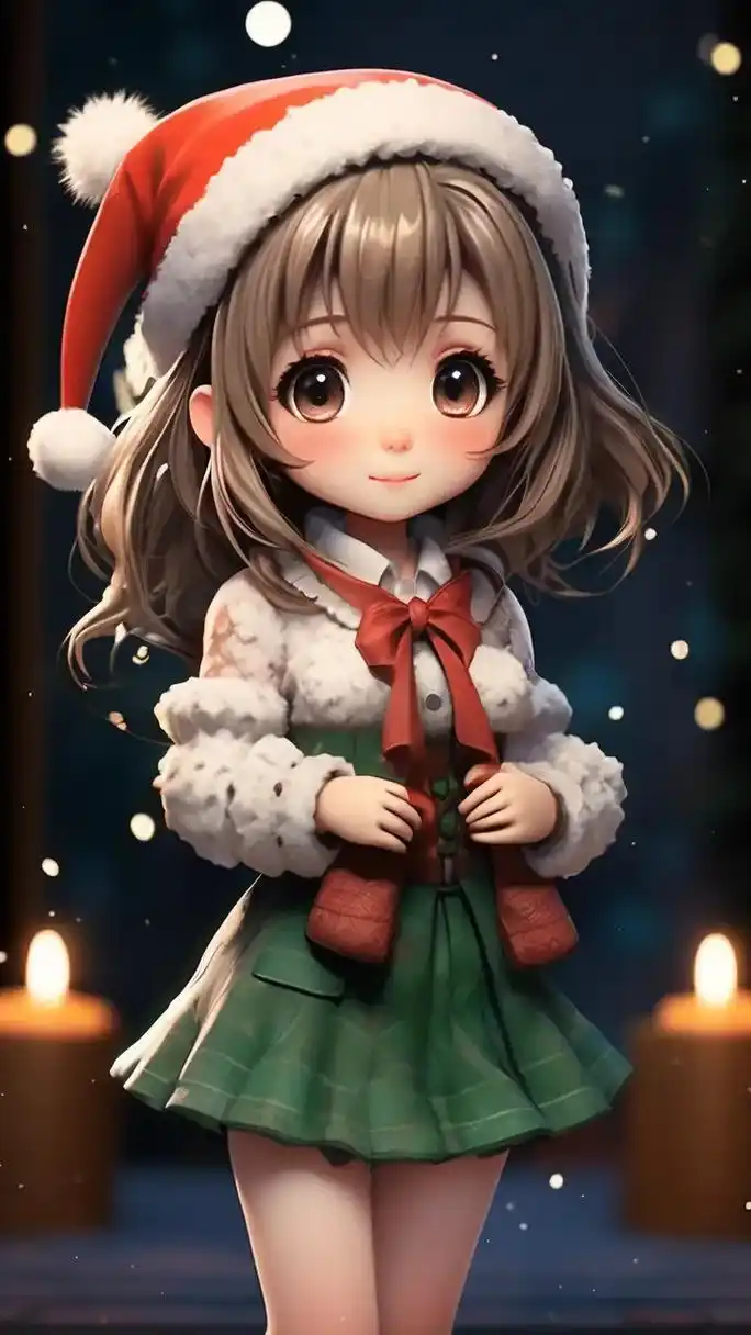 欢迎关注定期更新,圣诞q版漫画画稿.高清可下载可打印描摹涂色 - 抖音