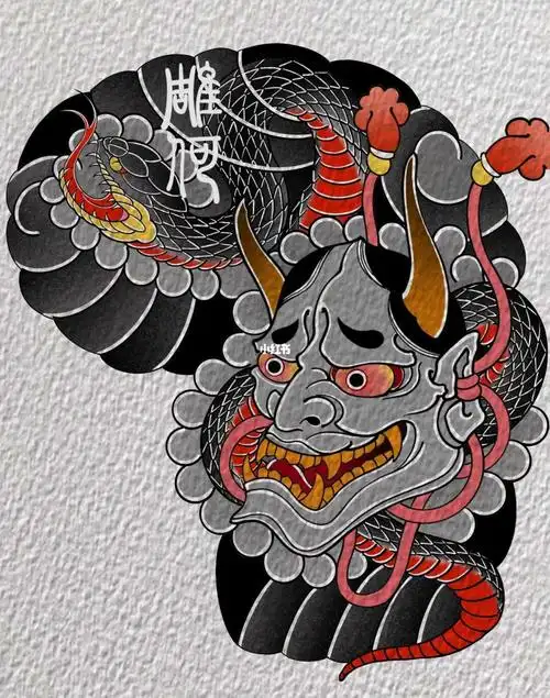 般若花臂手稿by雕何