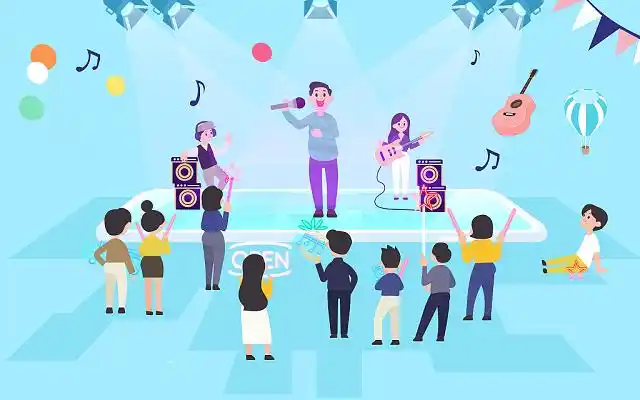 演唱会音乐插画