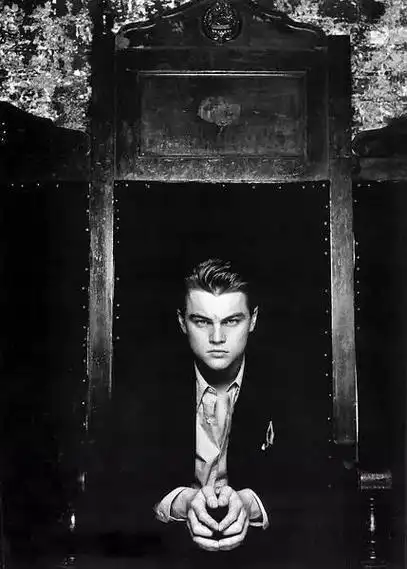 莱昂纳多年轻的时候(莱昂纳多的颜值巅峰不是泰坦尼克号时期)(45)