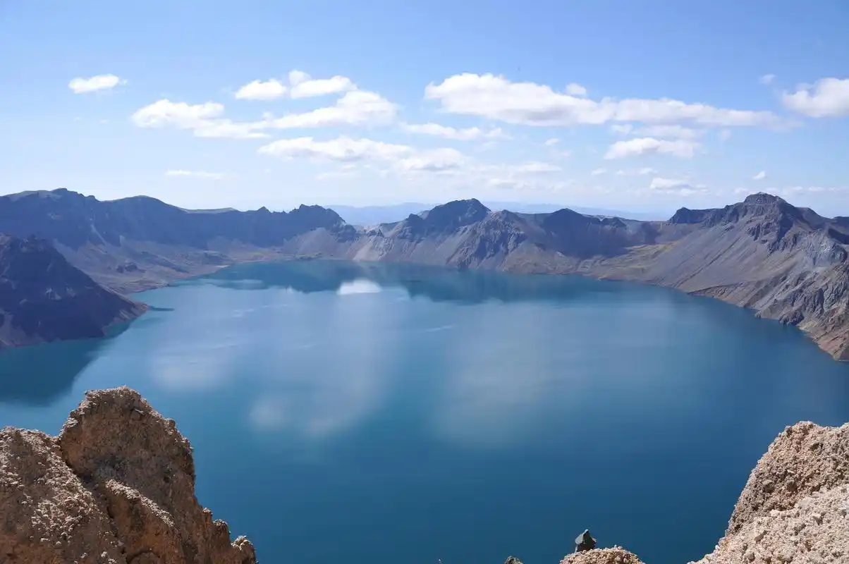 中国和朝鲜的界湖——长白山天池