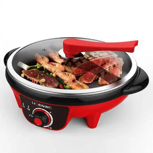 利仁liven电饼铛电煎锅家用多功能电热锅不粘电炒锅加大煎饼机jgj3502