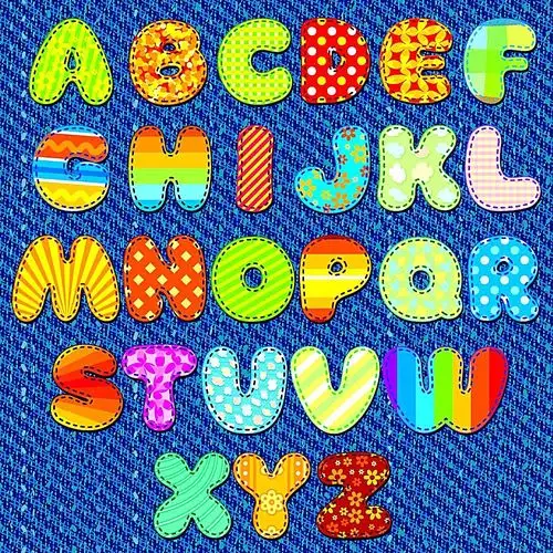 26个英文字母设计