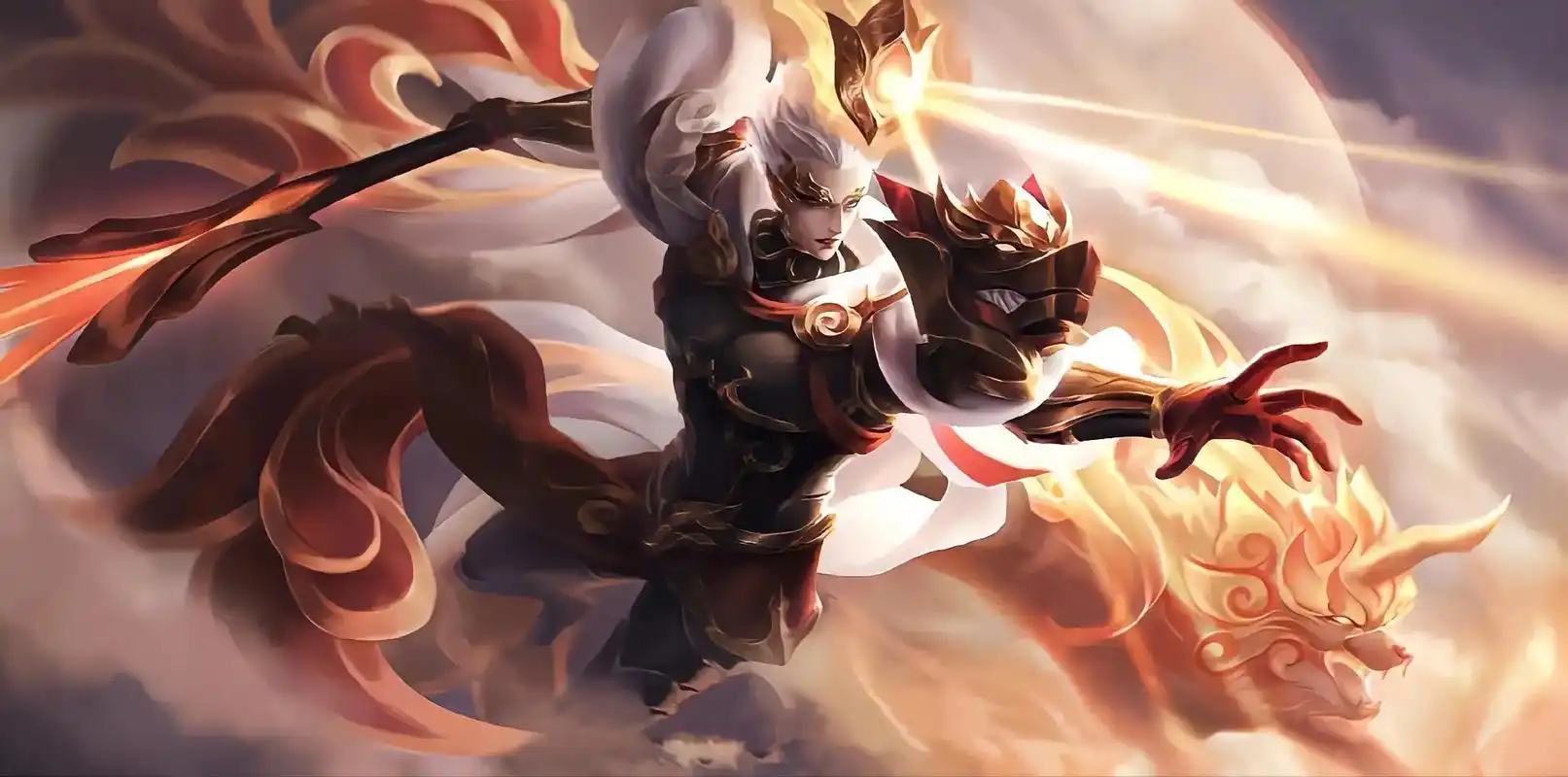 何日人间重逢.你买了新皮肤,杨戬很开心,因为你可以陪他一起守 - 抖音