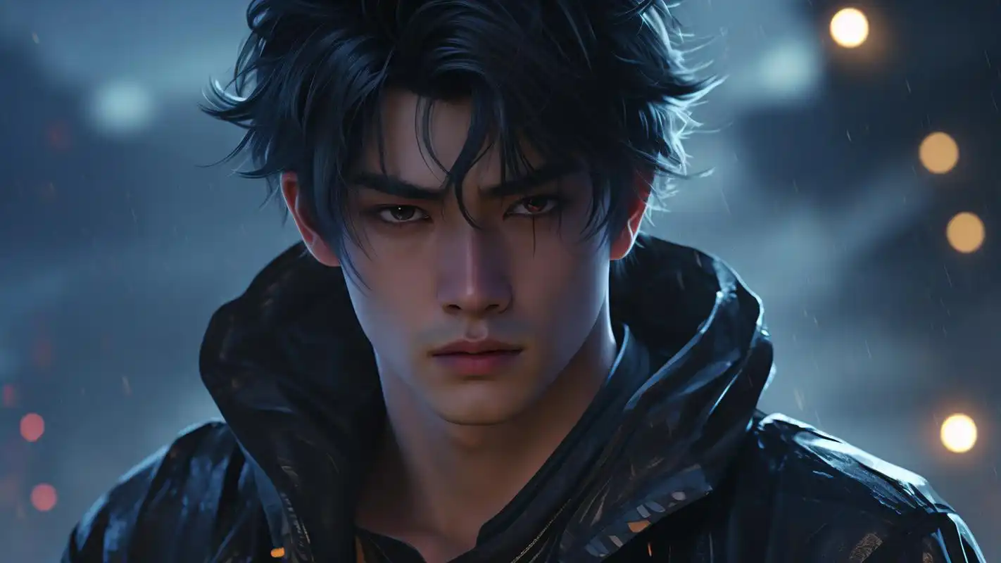 93黑暗风动漫壁纸:男性角色演绎深邃世界92