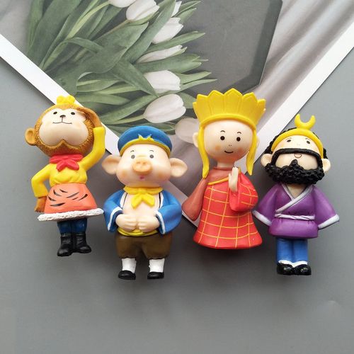 西游记冰箱贴磁贴卡通可爱个性动漫唐僧冰箱装饰品强力吸铁石磁铁