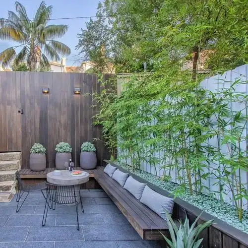 5个用竹子做装饰的30㎡小花园颜值瞬间提升了一大截