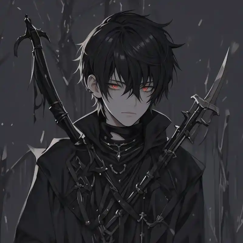 94动漫男生高冷黑暗系头像94