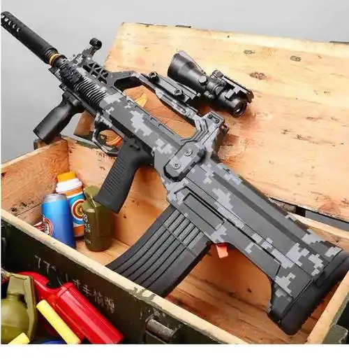 单发电动连发弹枪儿童玩具枪m416水机关手自一体枪软蛋仿q枪真男孩手