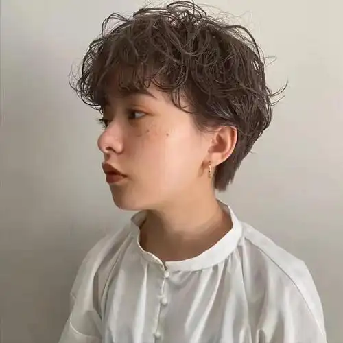 短卷发发型图片(俏皮好看的短卷发发型)(5)