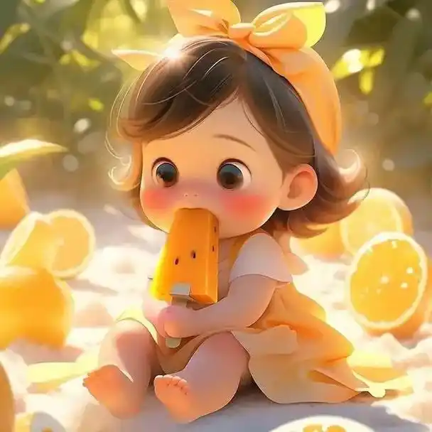 清凉,萌宝女生头像.#卡通头像 #萌娃头像 #超萌 #女生头 - 抖音