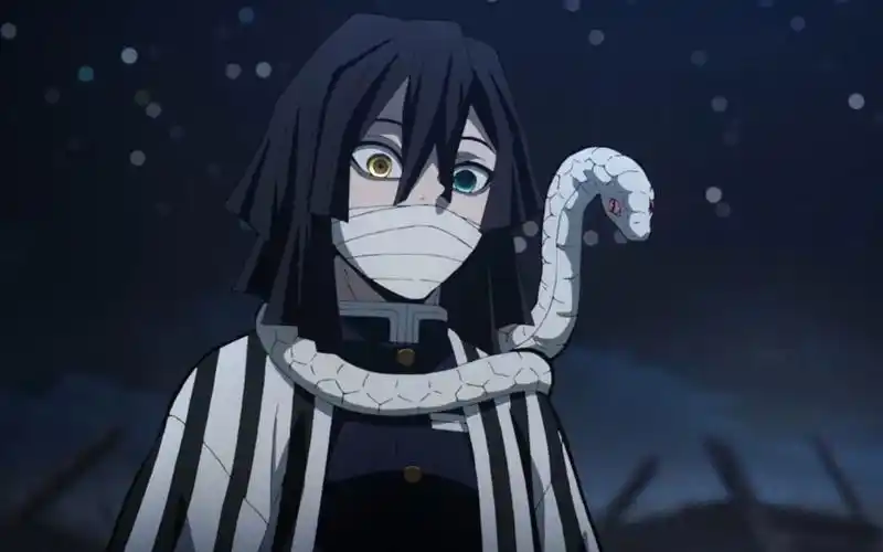 【鬼灭之刃/蛇柱伊黑小芭内】 高冷毒舌 异色瞳 美强惨