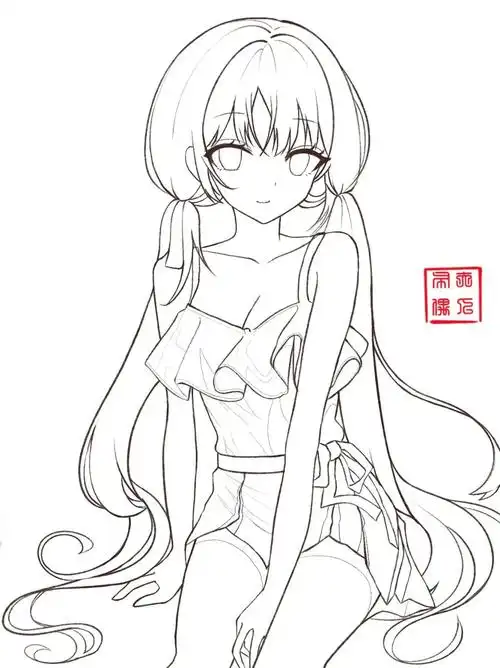 动漫线稿临摹1515