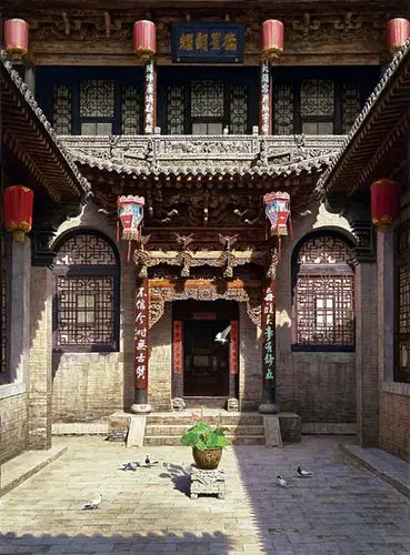 【转载】古民居油画