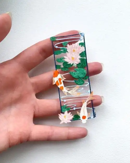 创意设计##原创设计#书签设计 古典美学 | georgia low