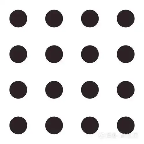 黑白无缝圆点图案矢量