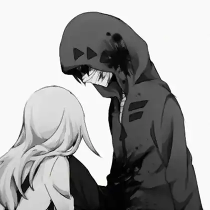 抑郁头像伤感动漫情侣