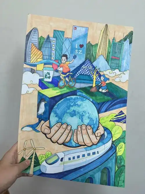 环保主题绘画