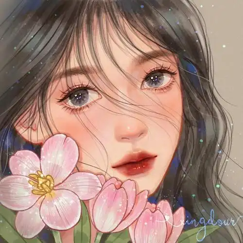 头像分享  #头像  #手绘头像  #手绘  #卡通头像  #女生头